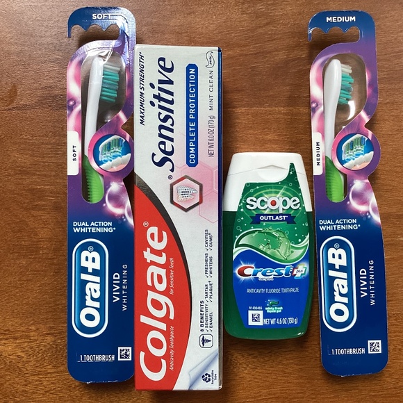 Oral Care Toothbrush and Toothpaste Bundle New/Sealed - Picture 1 of 6